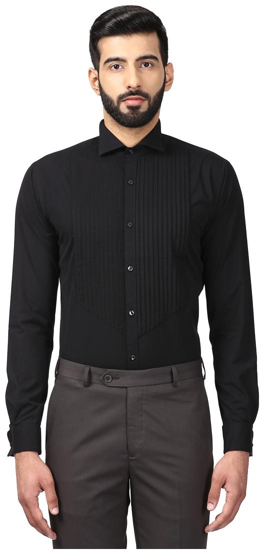 

Nextlook Men Slim fit Formal Shirt - Black