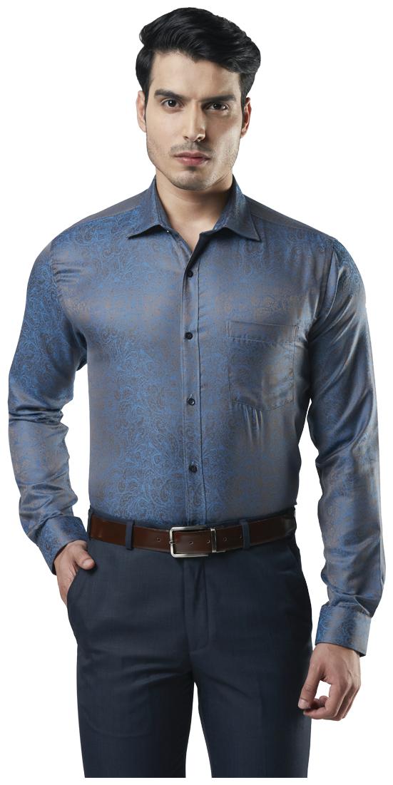 

Nextlook Men Slim fit Formal Shirt - Blue