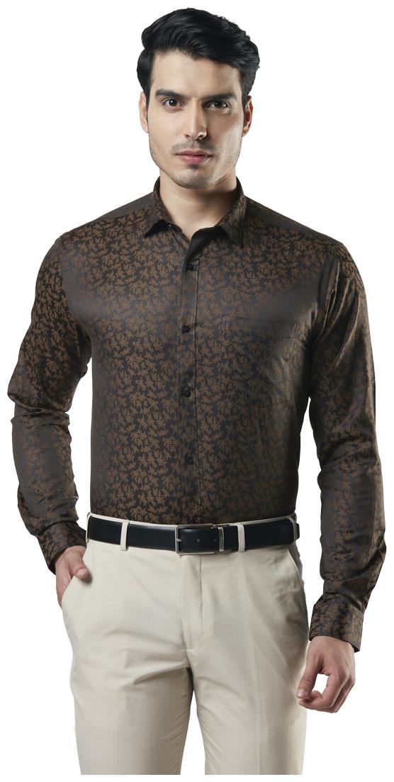 

Nextlook Men Slim fit Formal Shirt - Brown