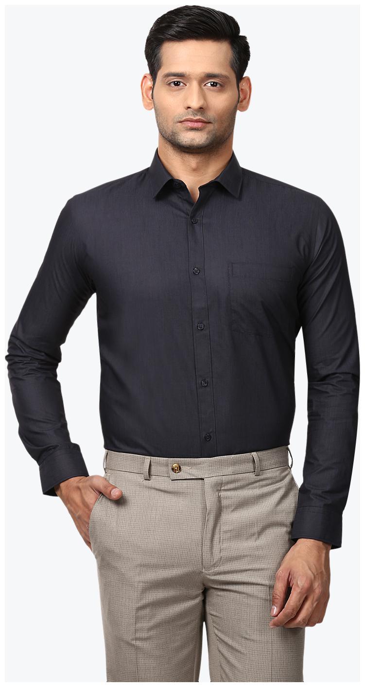 

Nextlook Men Slim fit Formal Shirt - Black