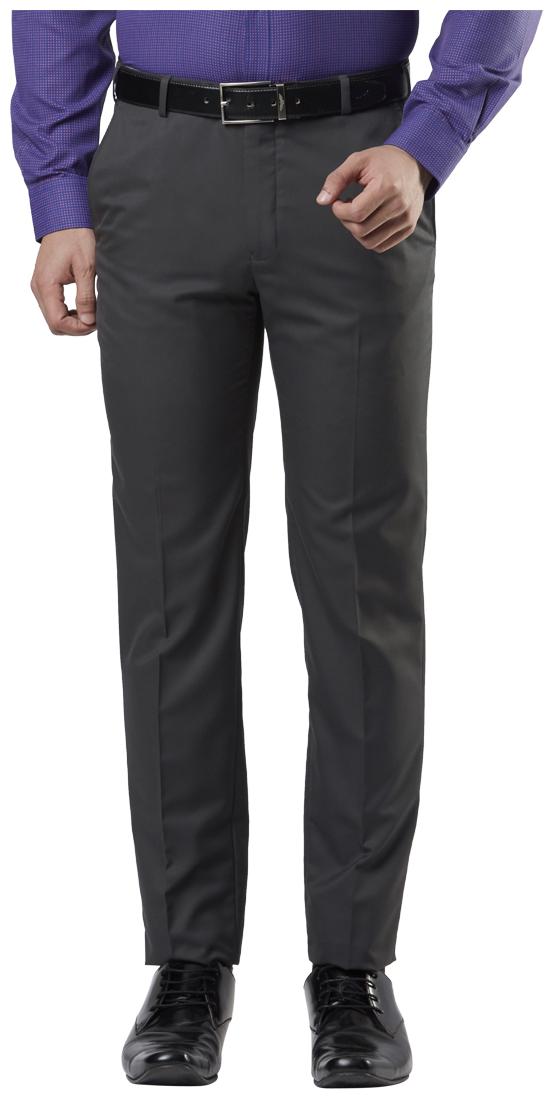 

Nextlook Men Solid Slim Fit Formal Trouser - Grey