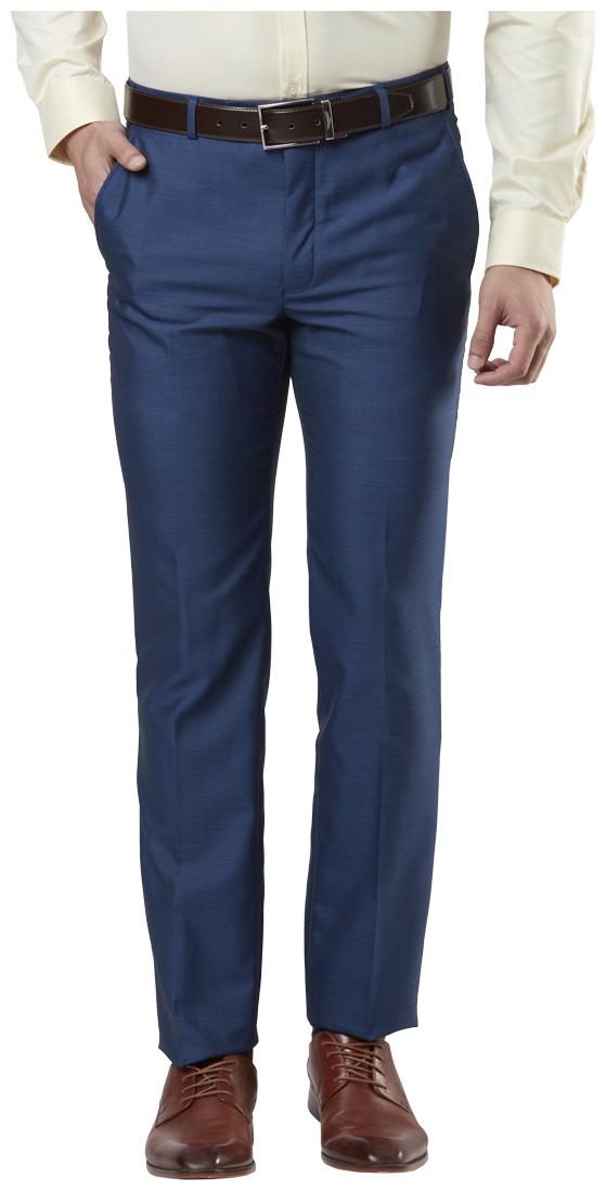 

Nextlook Men Solid Slim Fit Formal Trouser - Blue