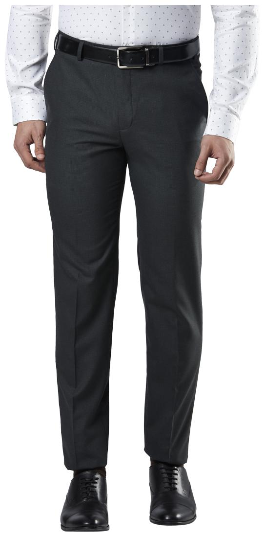 

Nextlook Men Solid Slim Fit Formal Trouser - Grey