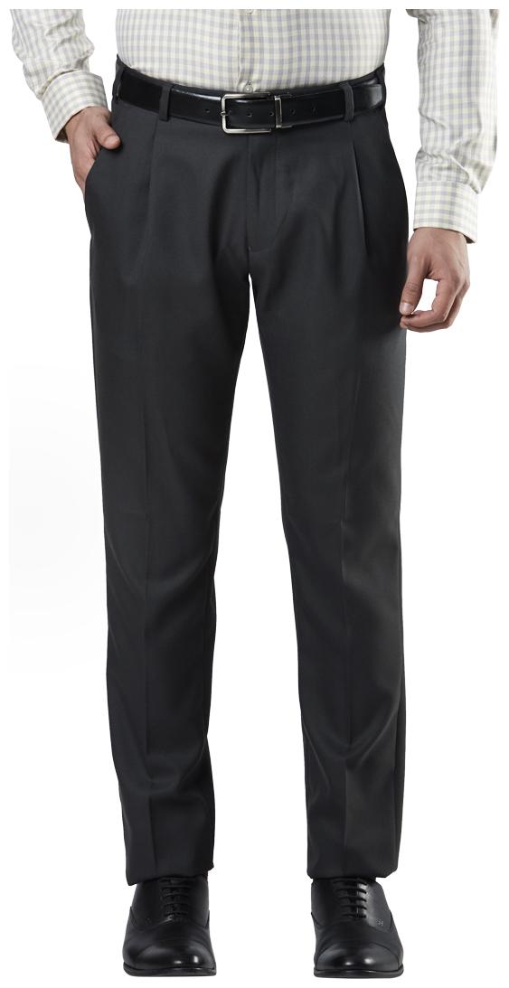 

Nextlook Men Solid Regular Fit Formal Trouser - Grey