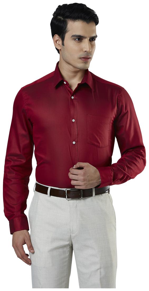 

Nextlook Men Regular fit Formal Shirt - Maroon