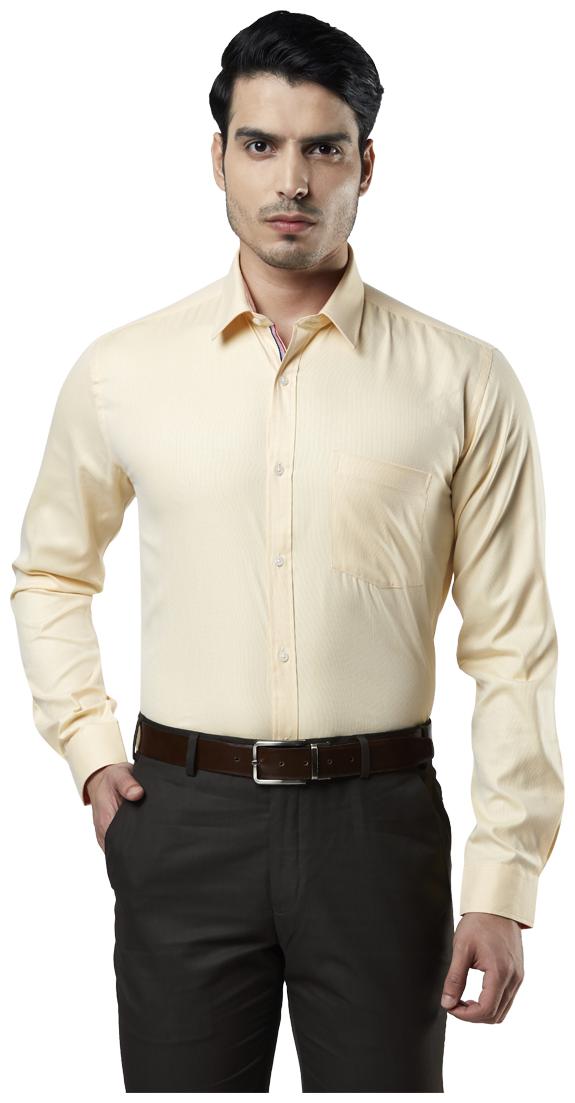 

Nextlook Men Slim fit Formal Shirt - Yellow