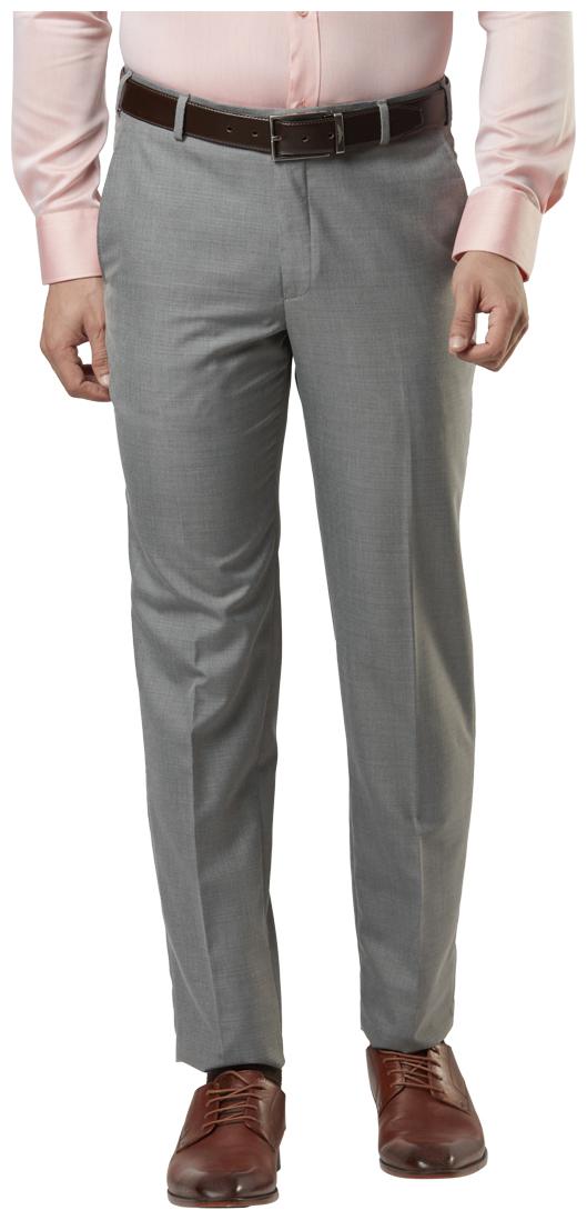 

Nextlook Men Solid Slim Fit Formal Trouser - Grey