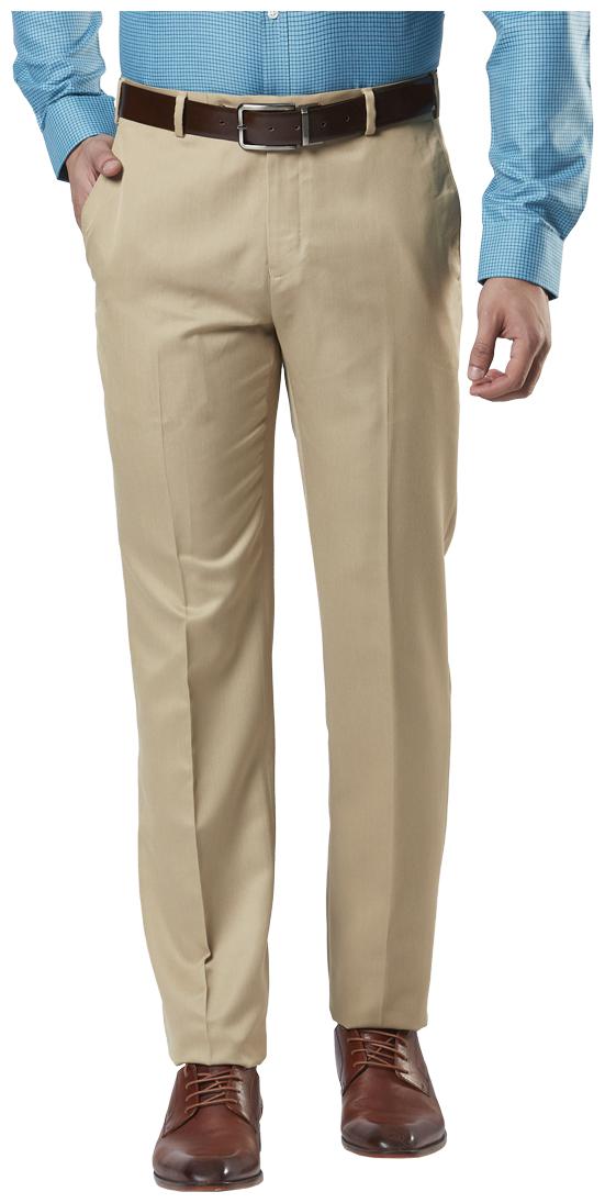 

Nextlook Men Solid Regular Fit Formal Trouser - Beige