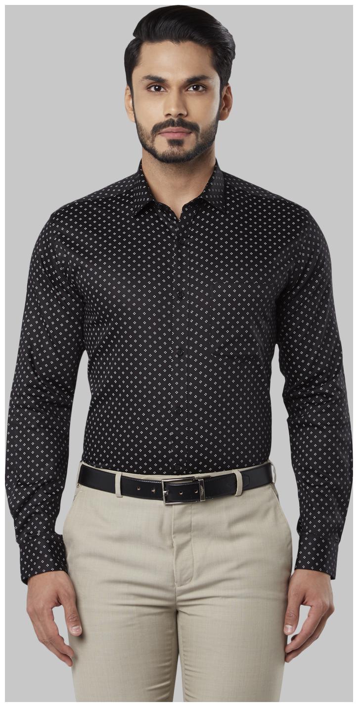 

Nextlook Men Slim fit Formal Shirt - Black