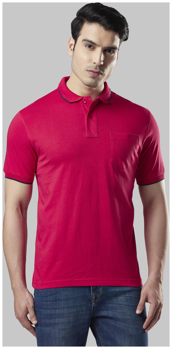 

Nextlook Men Pink Regular fit Cotton Polo collar T-Shirt - Pack Of 1