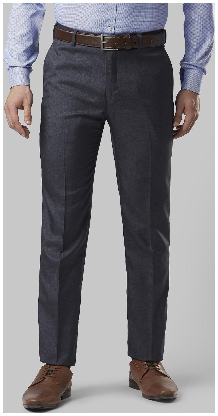 

Nextlook Men Solid Regular Fit Formal Trouser - Blue