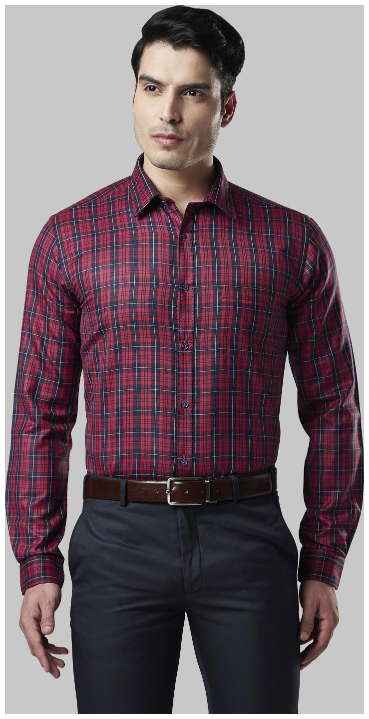 

Nextlook Men Regular fit Formal Shirt - Maroon