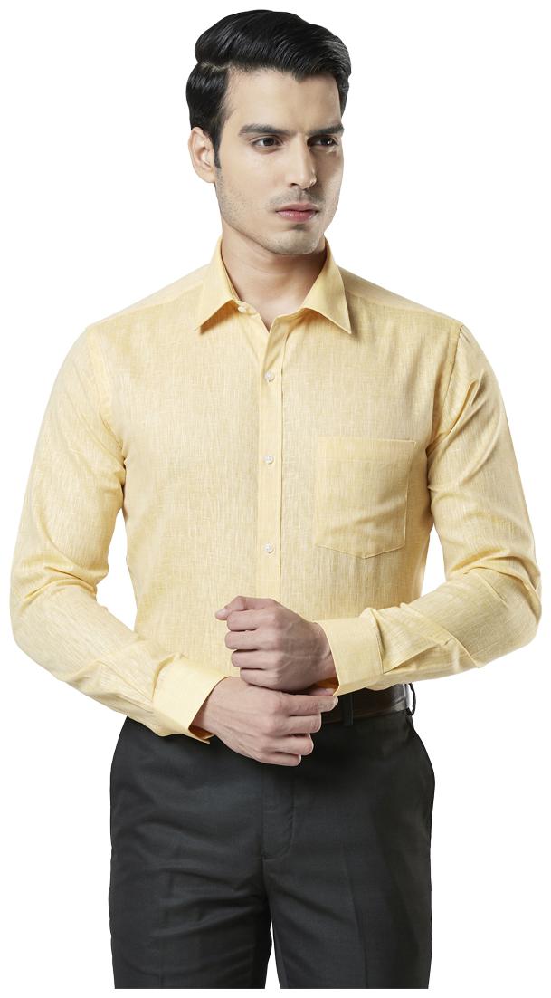 

Nextlook Men Slim fit Formal Shirt - Yellow