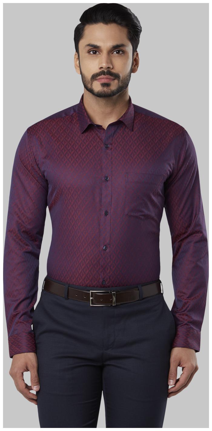 

Nextlook Men Slim fit Formal Shirt - Purple