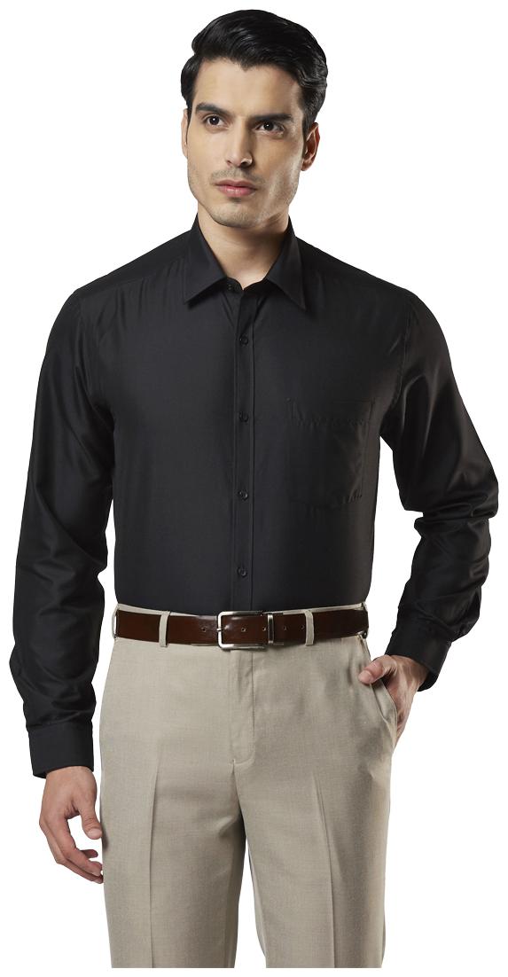 

Nextlook Men Regular fit Formal Shirt - Black