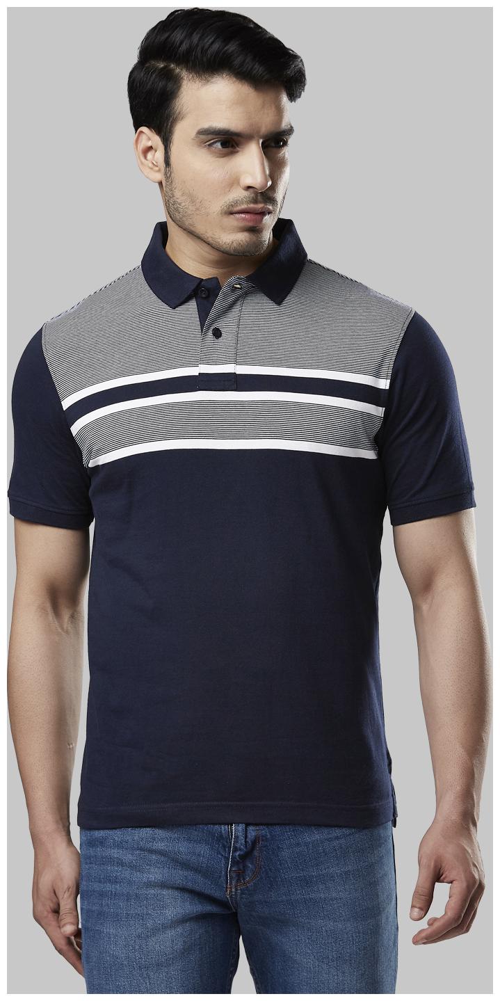 

Nextlook Men Blue Regular fit Cotton Polo collar T-Shirt - Pack Of 1