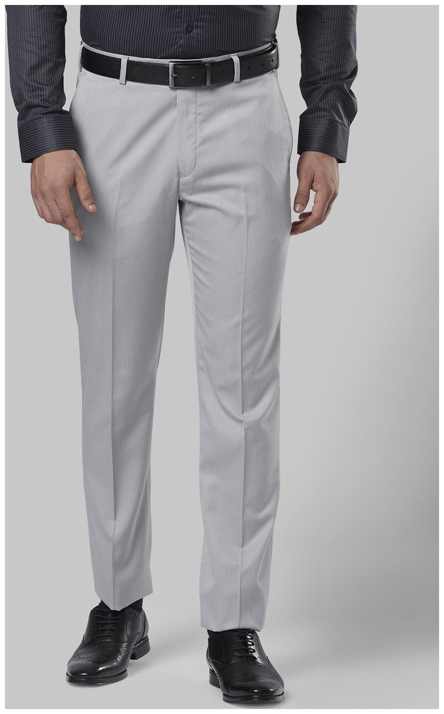 

Nextlook Men Solid Regular Fit Formal Trouser - Grey