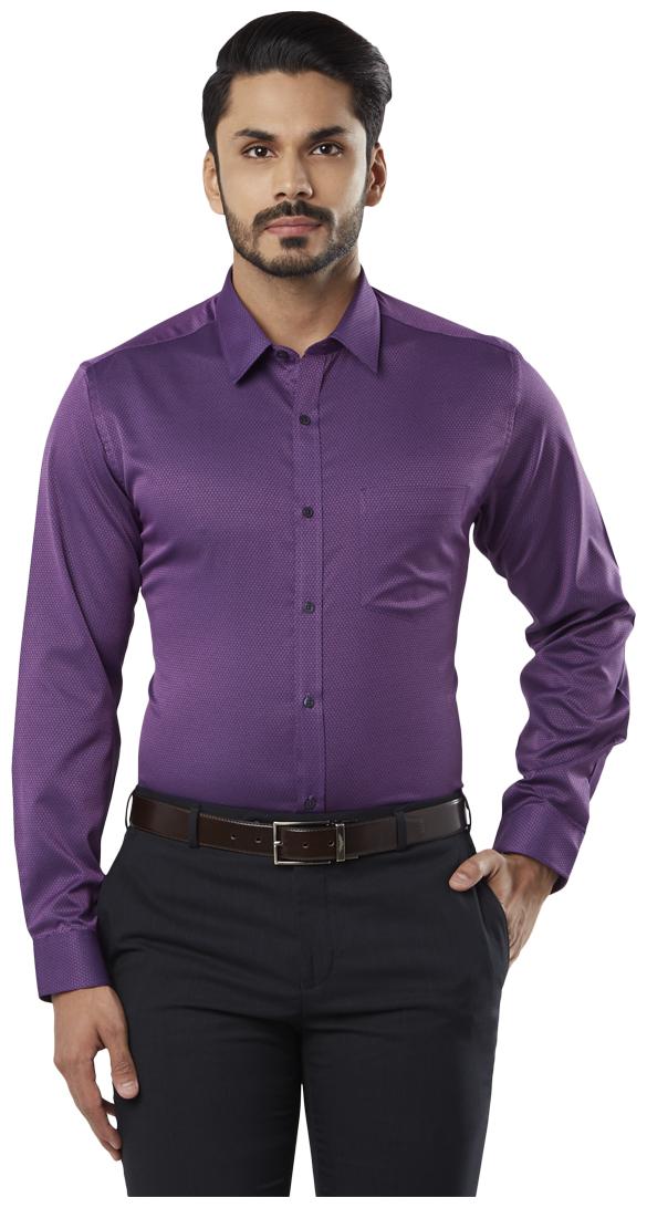 

Nextlook Men Regular fit Formal Shirt - Purple