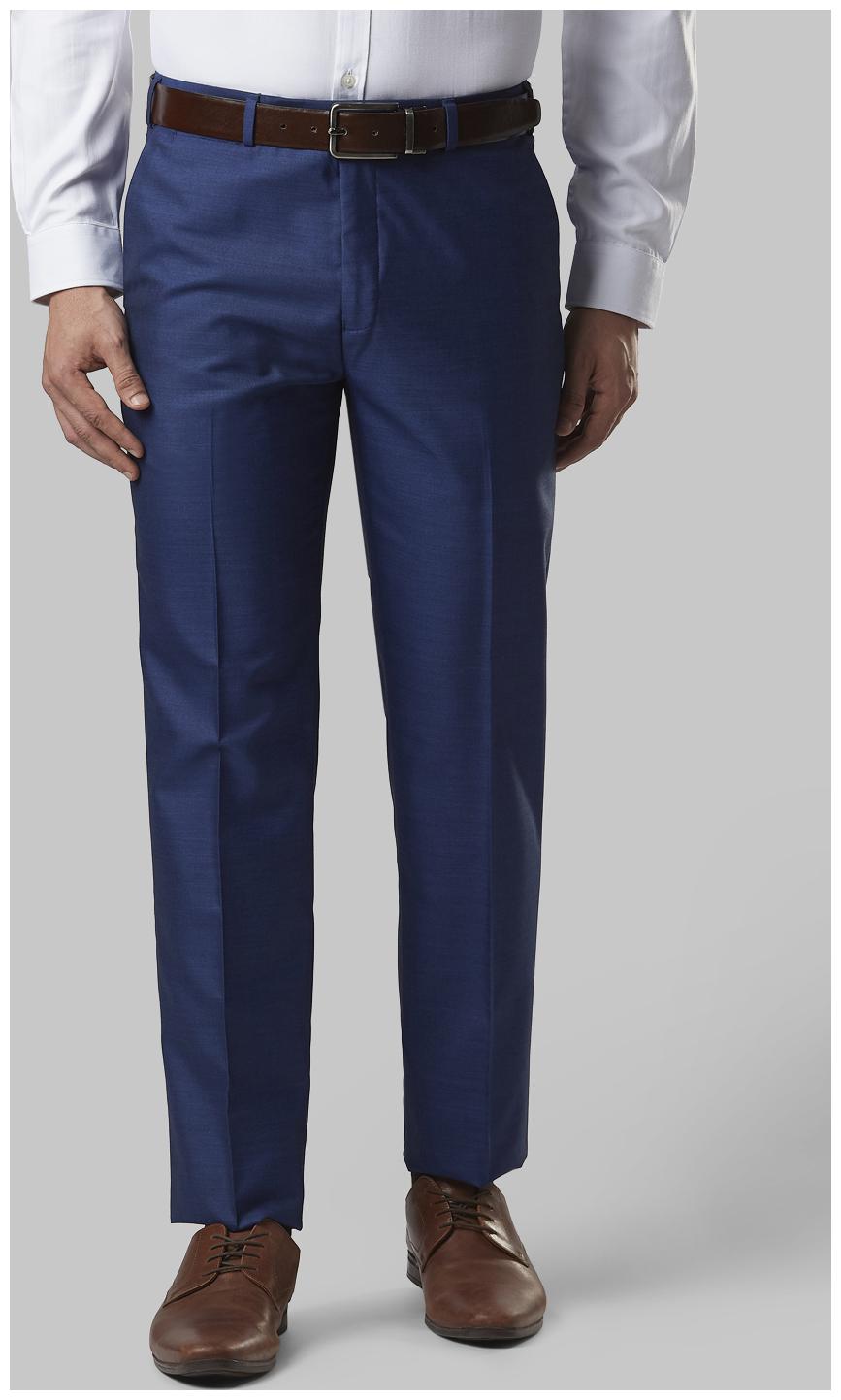

Nextlook Men Solid Regular Fit Formal Trouser - Blue