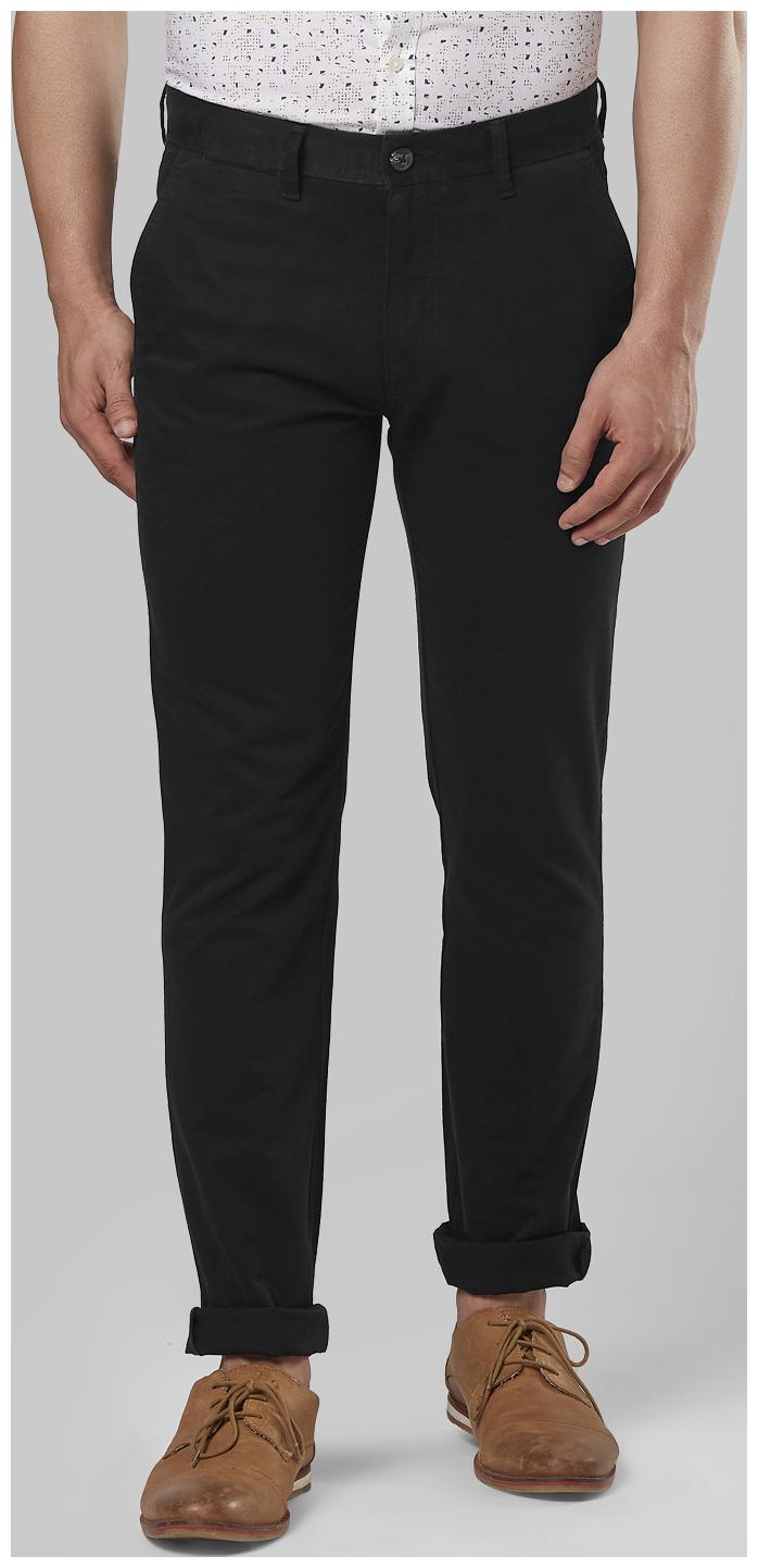 

Nextlook Men Solid Regular Fit Formal Trouser - Black