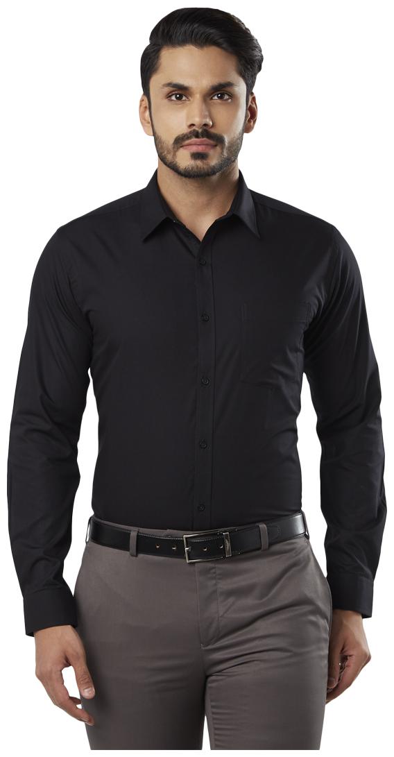 

Nextlook Men Slim fit Formal Shirt - Black
