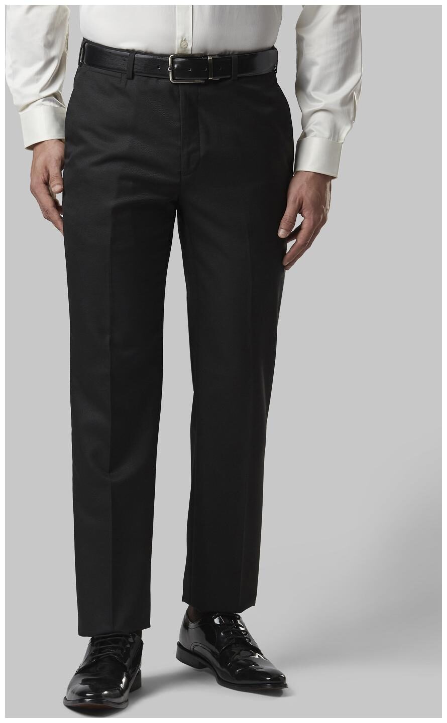 

Nextlook Men Solid Regular Fit Formal Trouser - Black