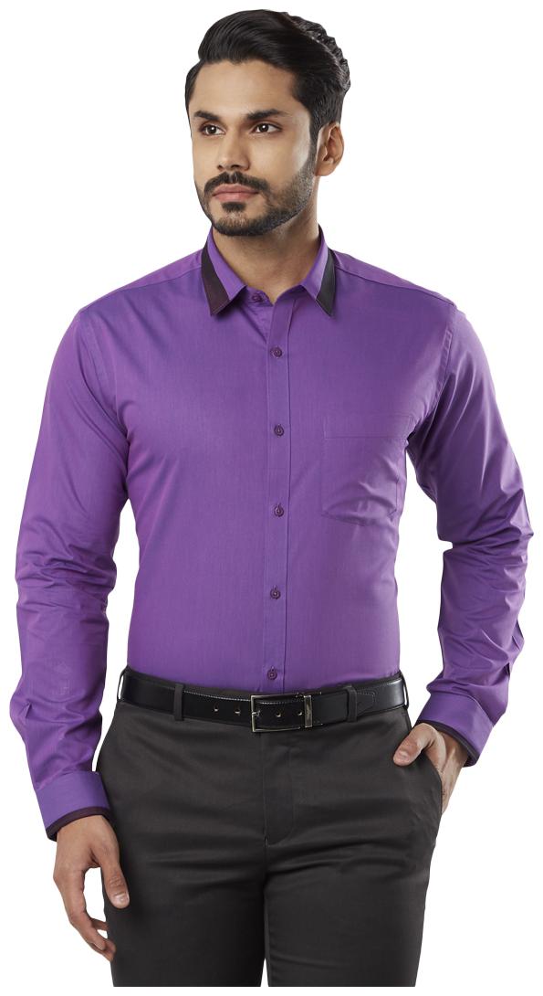 

Nextlook Men Slim fit Formal Shirt - Purple
