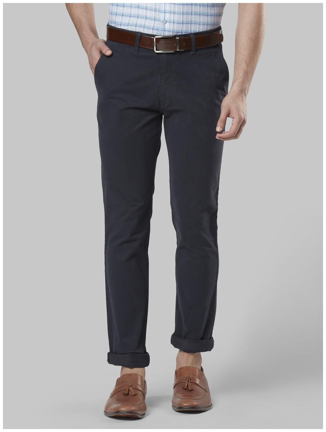 

Nextlook Men Solid Regular Fit Formal Trouser - Blue