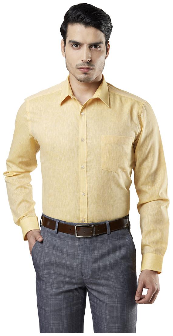 

Nextlook Men Regular fit Formal Shirt - Yellow
