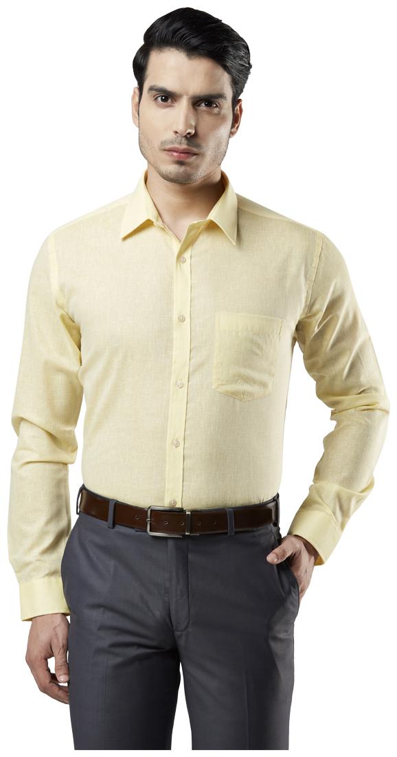 

Nextlook Men Slim fit Formal Shirt - Yellow
