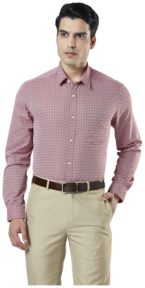 

Nextlook Men Regular fit Formal Shirt - Red