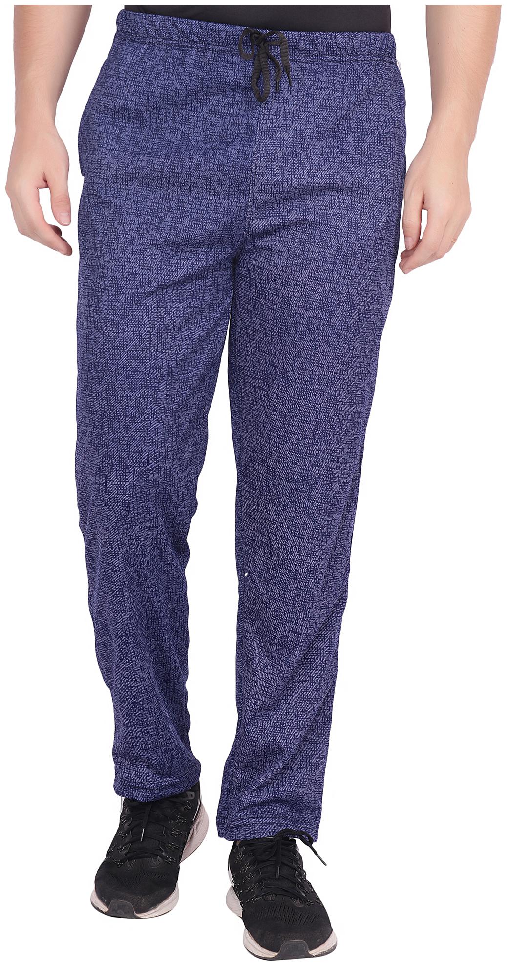 

nice queen strechable solid blue trackpants