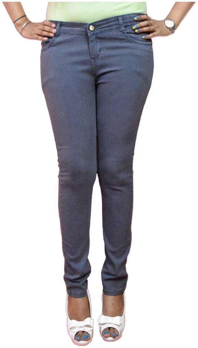 NJ's Women Grey Slim fit Jegging