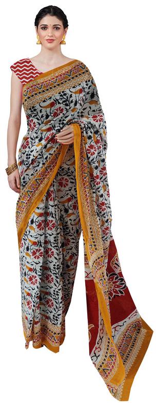 

NIKHILAM Cotton Multi Printed Regular Saree For Women