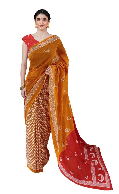 

NIKHILAM Cotton Multi Printed Regular Saree For Women