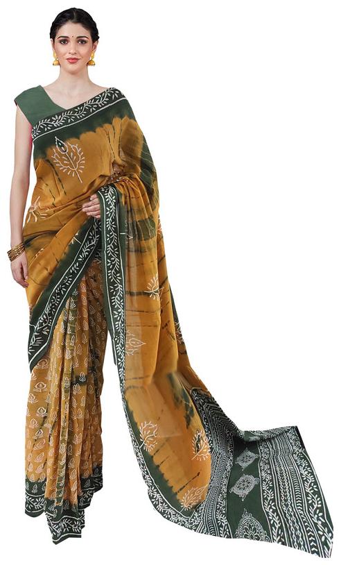 

NIKHILAM Cotton Multi Printed Regular Saree For Women