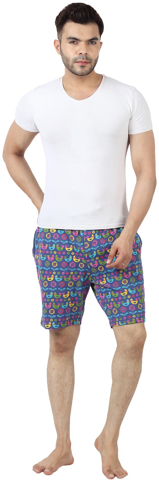 

Nimble Men Blue Regular Fit Regular Shorts