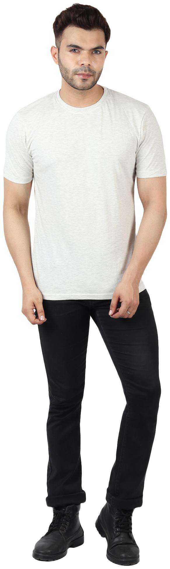 

Nimble Men White Regular fit Cotton Round neck T-Shirt - Pack Of 1