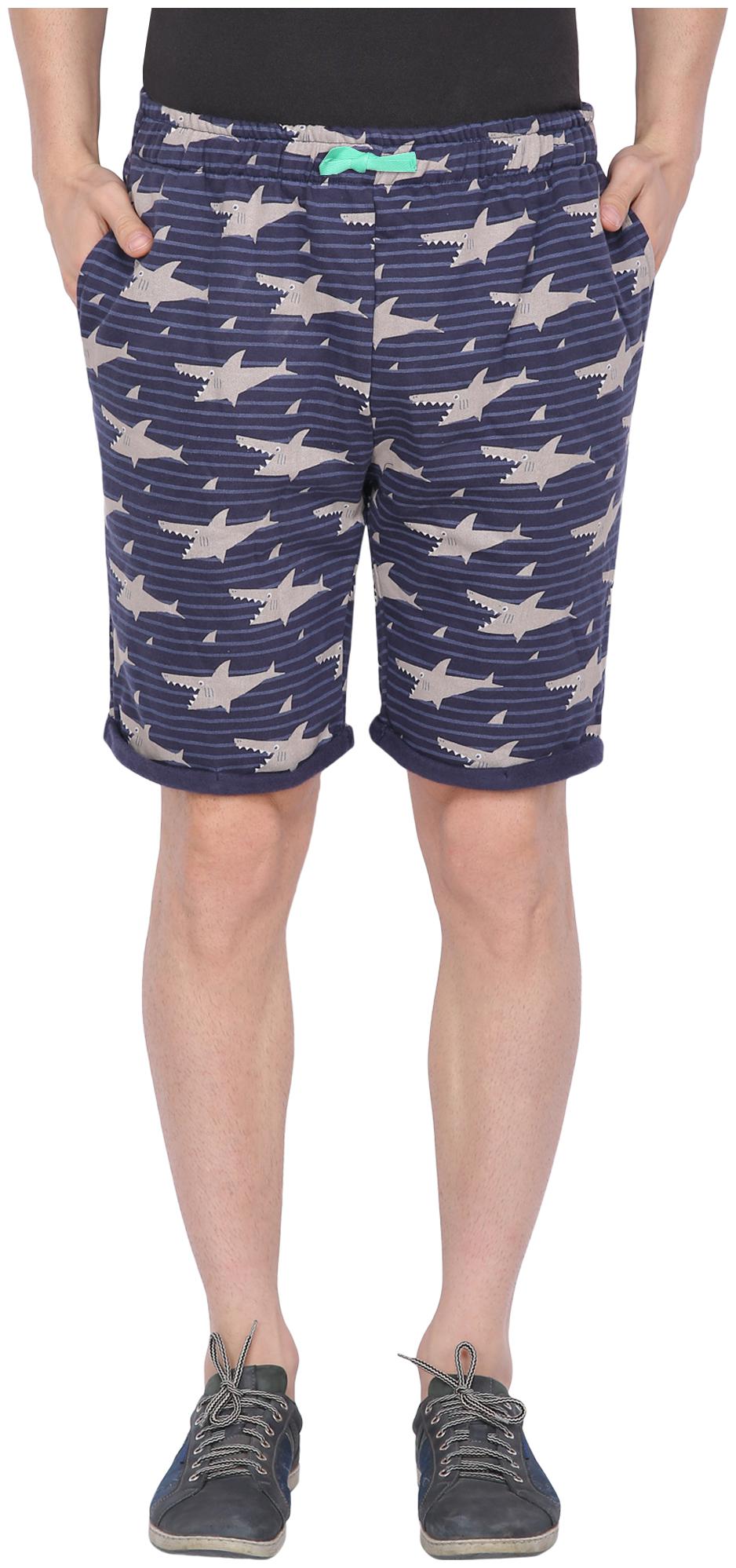 

Nimble Men Blue Regular Fit Regular Shorts