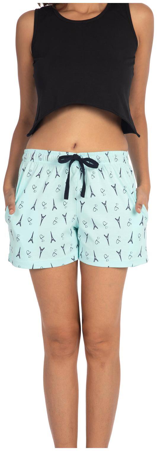 Nite Flite Women Cotton Regular Shorts - Multi
