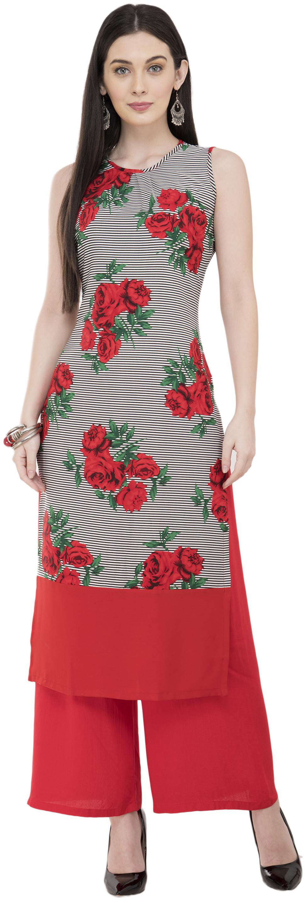 

NOWT MULTI Party Formal and Casual Wear Women Kurti