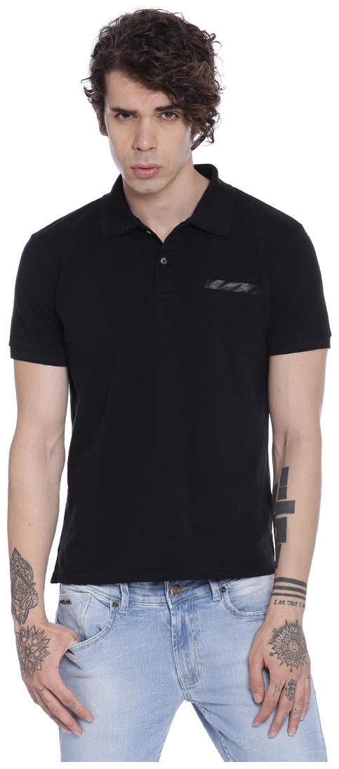 

Nucode Men s Solid T-Shirt - Black