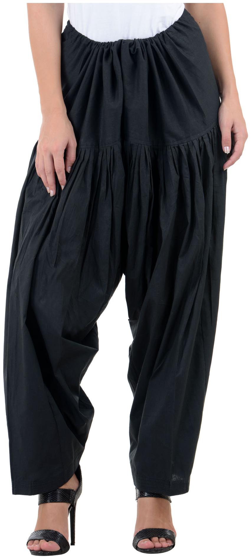 

NumBrave Cotton Patiala - Black