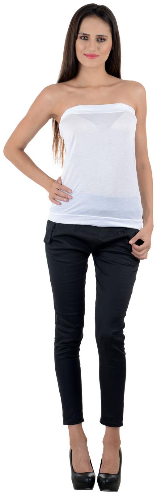 

NumBrave Women s White Tube Top