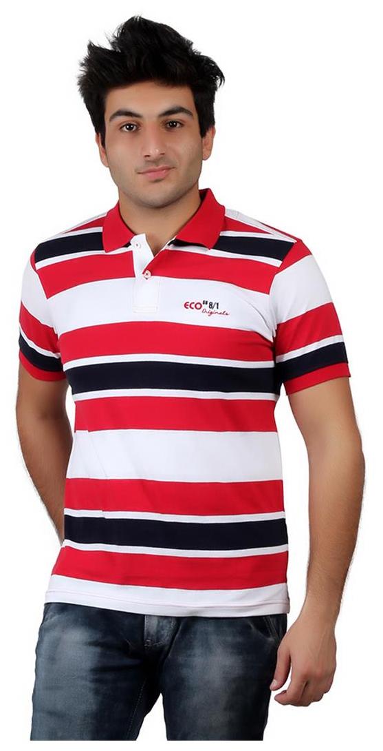 

Numero Uno Men Red Regular fit Cotton Polo collar T-Shirt - Pack Of 1