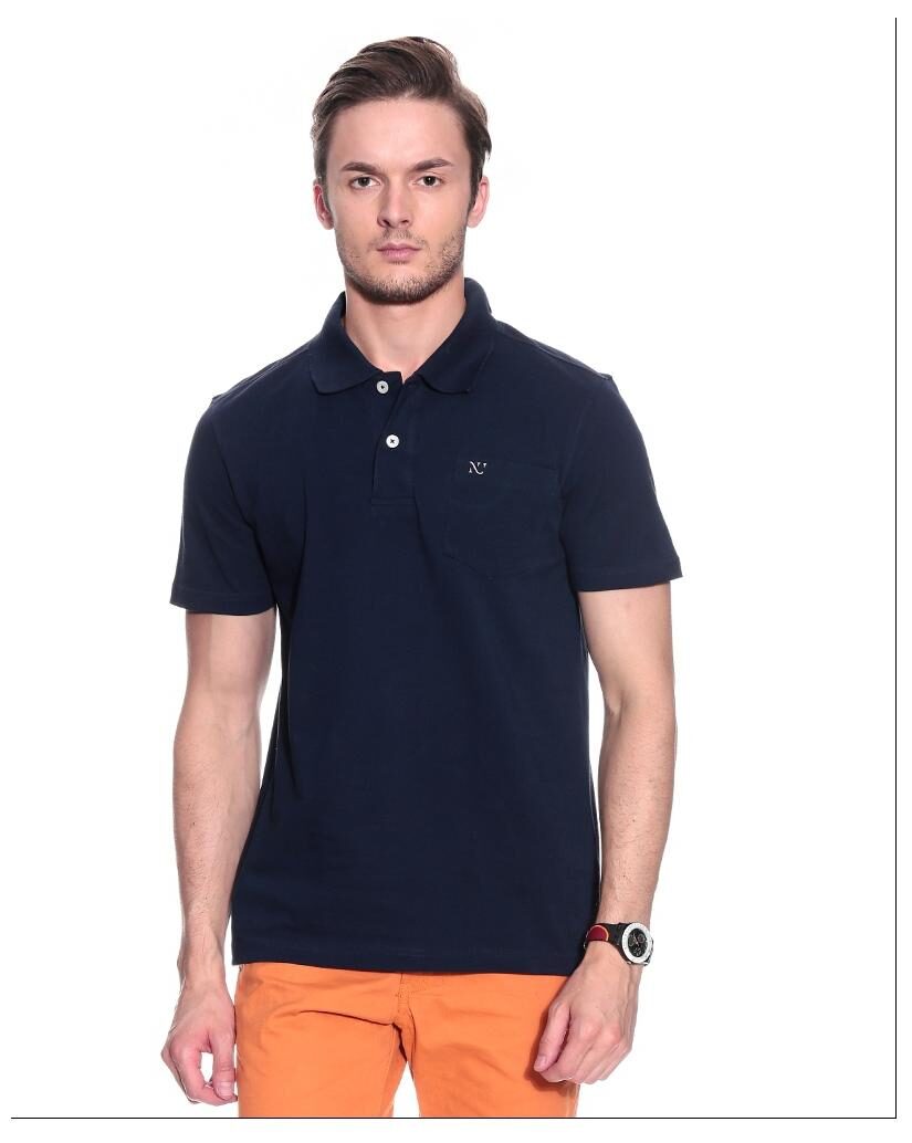 

Numero Uno Men Navy blue Regular fit Cotton Polo collar T-Shirt - Pack Of 1