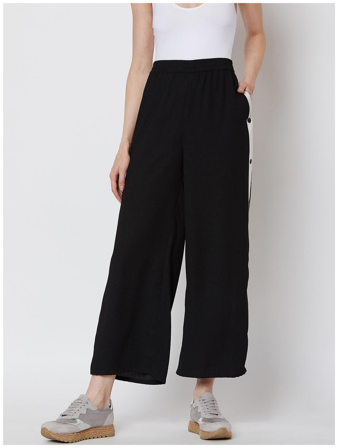 

NUN Women Black Regular fit Parallels