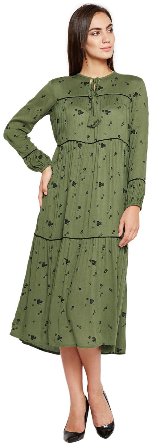 

NUN Green Printed Maxi dress