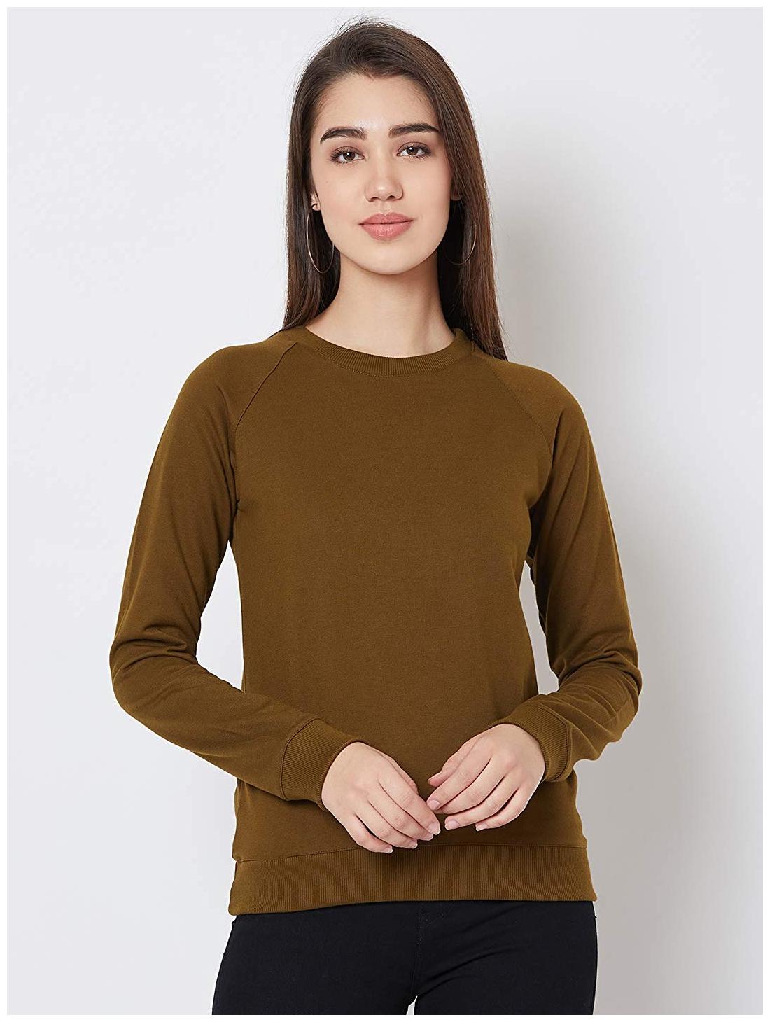 

NUN Women Solid Sweatshirt - Green