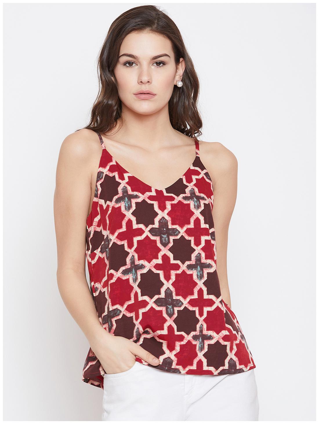 

NUN Women Printed A-line top - Multi